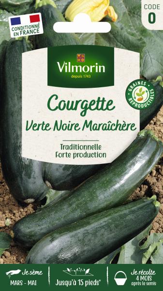Potagères - Courgette Verte Noire Maraîchère - PACKAGING_RECTO